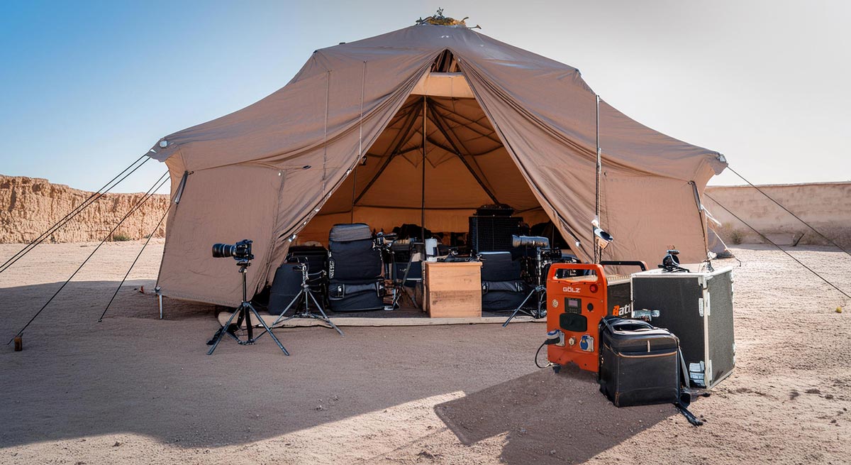 Alimentation électrique pour plateaux de tournage et séances photo !