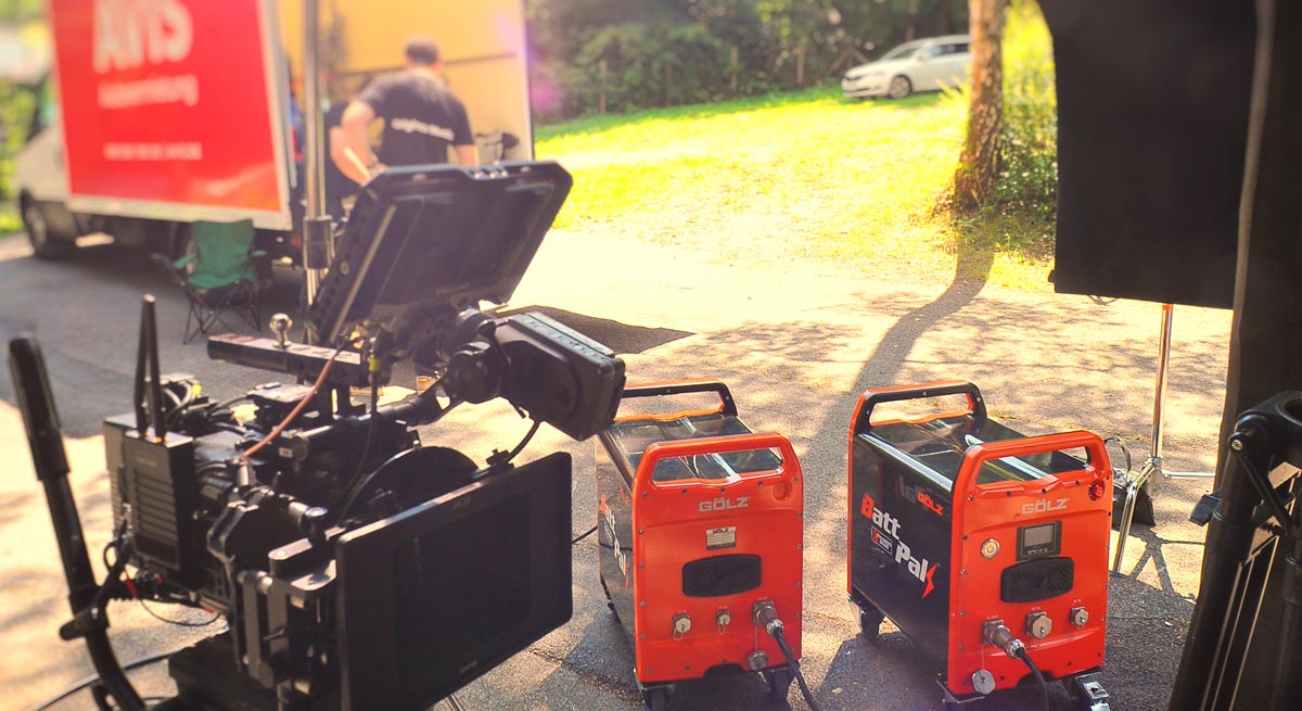Alimentation électrique pour plateaux de tournage et séances photo !